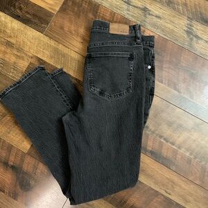 Madewell Slim Demi Boot Black Jeans T29